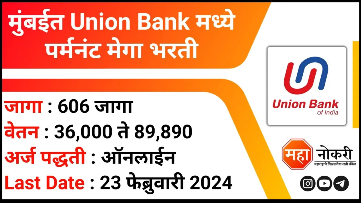 Union Bank Recruitment 2024